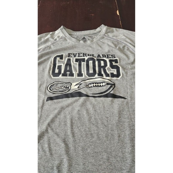 Adidas Florida Gators T-Shirt Mens Size 2XL Gray Polyester Short Sleeve Pullover - Picture 7 of 7